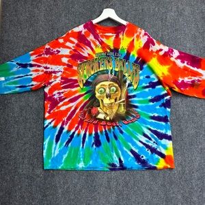Strikers Dallas Rick Fairless hand SIGNED tie dye tshirt size XXL skull NWOT